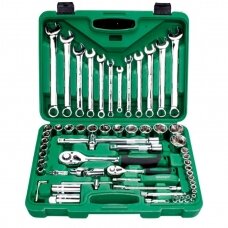 1/4" + 1/2" Dr. Socket and wrench set 61pcs