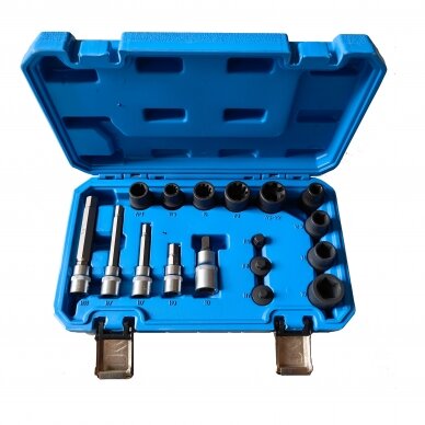 Brake caliper socket and bit socket set 17pcs 2 Brake caliper socket and bit socket set 17pcs 2