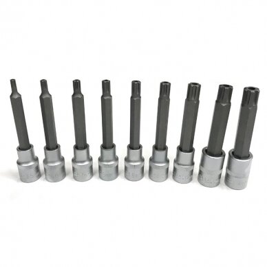 1/2"+3/8" Dr. Bit socket set (RIBE) 9pcs 1/2"+3/8" Dr. Bit socket set (RIBE) 9pcs