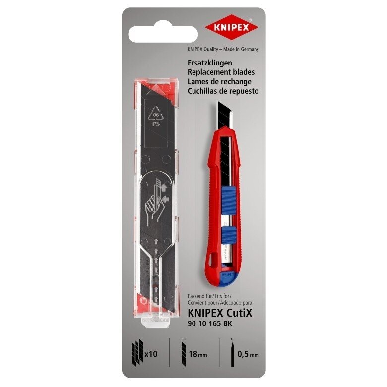Rezerves asmens 18mm (10gb) priekš 9010165BK KNIPEX