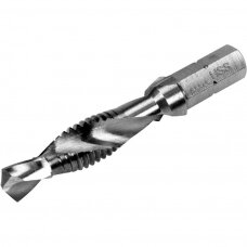 Combined drill tap HSS  1/4" HEX