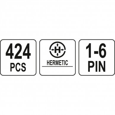 Hermetic electrical connector set (424pcs) 4 Hermetic electrical connector set (424pcs) 4