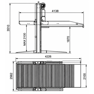 Two post hydraulic parking lift 2.3t 2 Two post hydraulic parking lift 2.3t 2