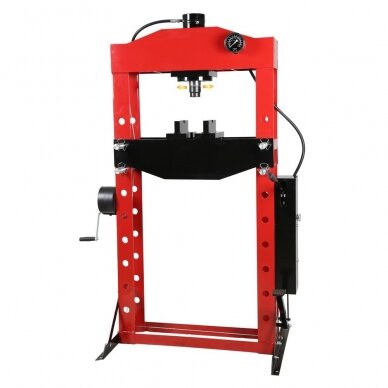 Hydraulic shop press with gauge 50t (foot pump)