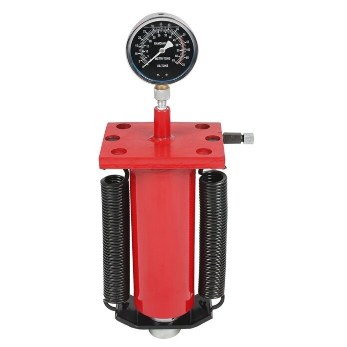 Cylindry do prasy warsztatowej z manometrem 50t Cylindry do prasy warsztatowej z manometrem 50t