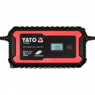 Electronic battery charger 6/12V 2/10A 200Ah 1