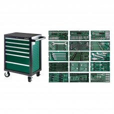 Roller cabinet ST95126 with tool set trays, 300pcs (15 trays)