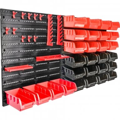 Tool board with containers and handles set 48pcs Tool board with containers and handles set 48pcs