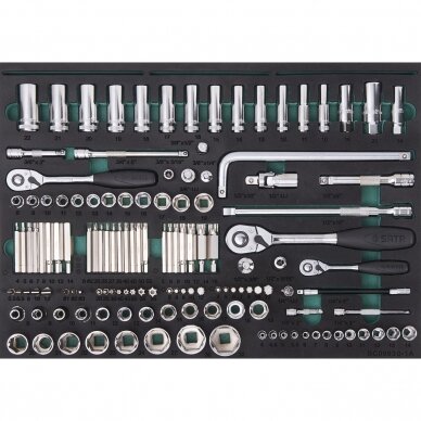 Įrankių spintelė NTBR4007-X su SATA įrankiais (5 komp.) 249vnt 2