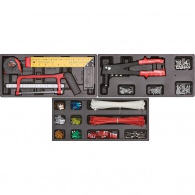 Įrankių spintelė TBR3007B-X su įrankiais 562vnt (19komp) 5