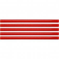 Hot glue stick set (red) (5pcs) 11x200mm