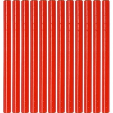 Karštų klijų lazdelių rinkinys (raudonos) (12vnt) 7.2x100mm