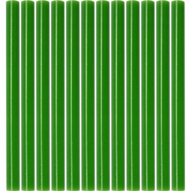 Hot glue stick set (green) (12pcs) 7.2x100mm
