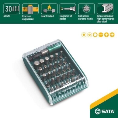 Screwdriver bit set 31pcs with magnetic bit holder 1