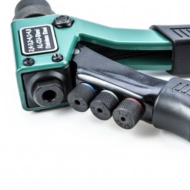 Hand riveter 200mm 2.4-4.8mm high leverage 5