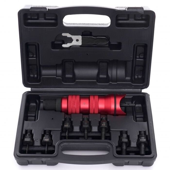 Riveter drill adapter with heads M3-M10 9pcs set Riveter drill adapter with heads M3-M10 9pcs set