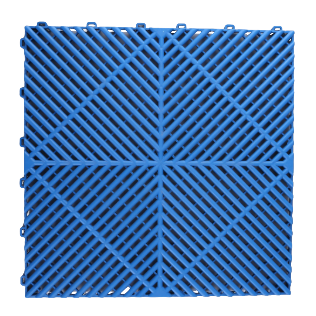 Interlocking area floor tiles 12