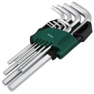 L-type hex key long set 9pcs. (1.5-10) L-type hex key long set 9pcs. (1.5-10)