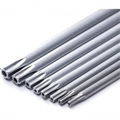 Długi klucz imbusowy TORX z otworem T6-T25 typu L 4 Długi klucz imbusowy TORX z otworem T6-T25 typu L 4