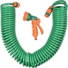 Spray gun with coil hose 15m set