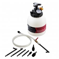 Manual transmission oil pump with ATF filler system