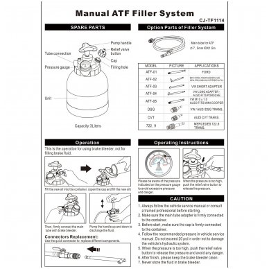 Manual transmission oil pump with ATF filler system 2