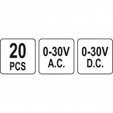 Multimetrų matavimo elementų rinkinys (20vnt) 3