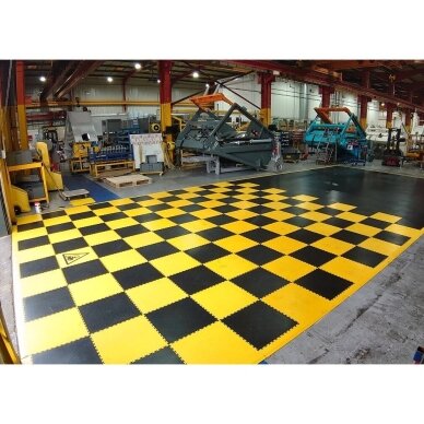 Modulinių surenkamų grindų danga PVC 500x500x7m (plytelės) 8