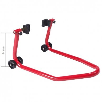 Motorcycle support stand for rear wheel 2