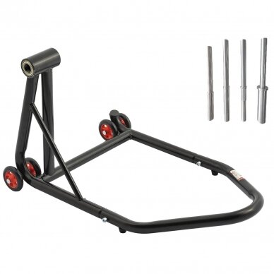 Motorcycle single sided swingarm stand for rear wheel 340kg with pins