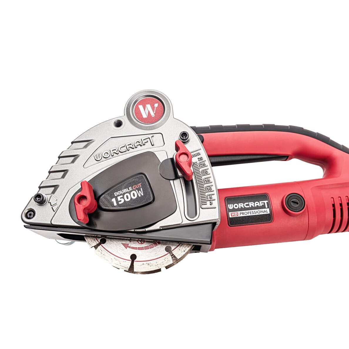 Bruzdownica WORCRAFT 125mm 1500W 6