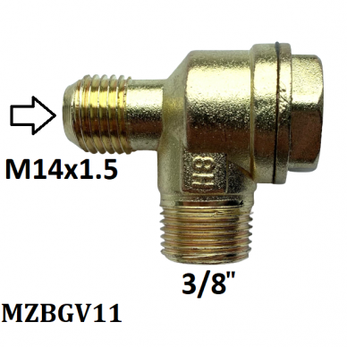 Non-return valve for compressor. Spare part 3