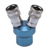 Air quick coupler 2-way 1/2"