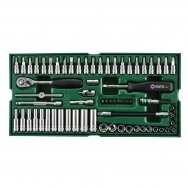 Tray. Socket set. 1/4" Dr. 66pcs. Tray. Socket set. 1/4" Dr. 66pcs.