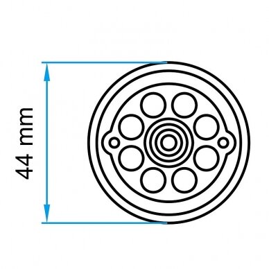 Gumowa podkładka do lewarka 44mm 1 Gumowa podkładka do lewarka 44mm 1