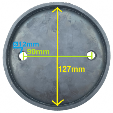 Rubber pad for hydraulic lift U-T50E and U-T60EB 2 Rubber pad for hydraulic lift U-T50E and U-T60EB 2