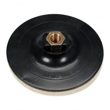 Polierēšanas spilventiņš ar filcu 125x10mm M14 Polierēšanas spilventiņš ar filcu 125x10mm M14