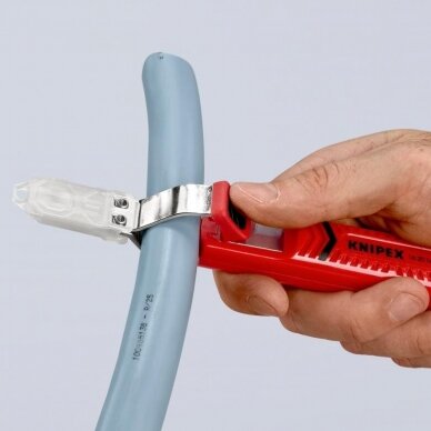 Cable knife with hook blade 165mm, KNIPEX 8