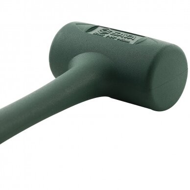 Rubber mallet with schock absorbing head 3