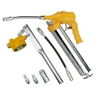 Air grease gun with accessories Air grease gun with accessories