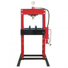 Pneumatic / hydraulic shop press with gauge 30t