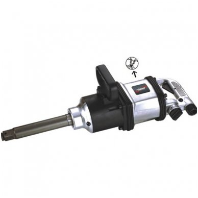 1" H.D. Extended anvil air impact wrench (Pinless hammer)