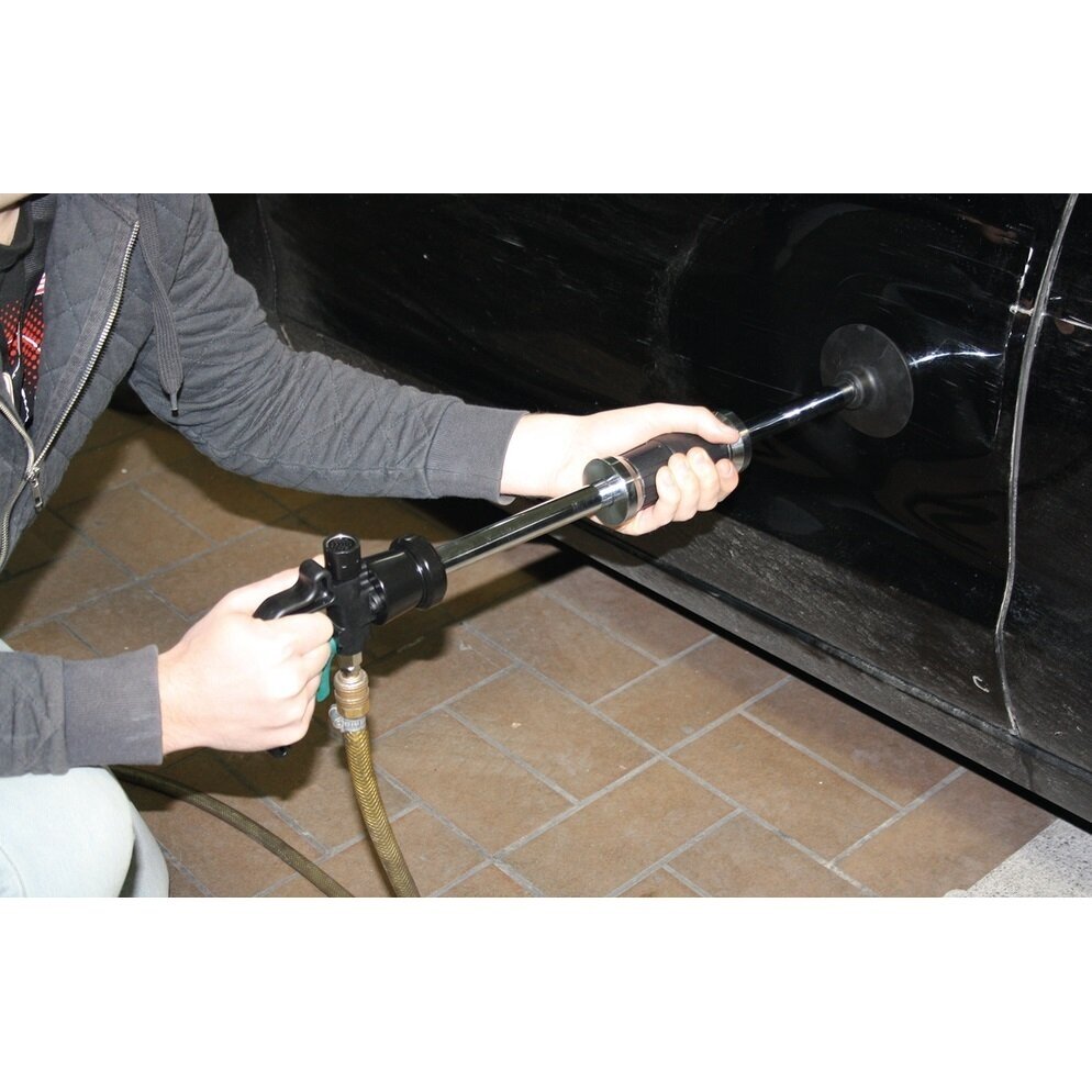 Pneumatic dent puller with suction cups 2