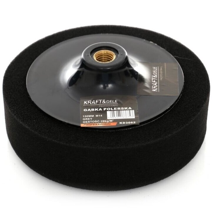 Gąbka polerska 150mm 28kg / m3 (czarna) Gąbka polerska 150mm 28kg / m3 (czarna)