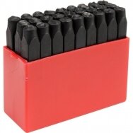 Stempelki literowe 6mm, 27 szt.