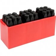 Stempel literowy 8mm, 27 szt.