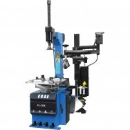 Tyre changer with pneumatic help arm system