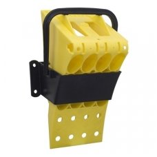 Safety wheel chock for truck (plastic) with holder