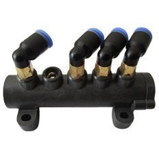 Ratų montavimo staklių complete 5-way valve[inflating]. Atsarginė dalis