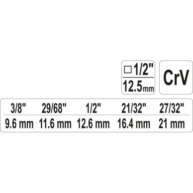 Step key for 1/2" Dr. Quick-release ratchet inner type 3 Step key for 1/2" Dr. Quick-release ratchet inner type 3